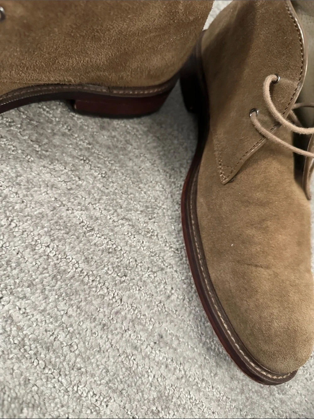 Banana Republic Men's Suede Chukka Boots in Tan
